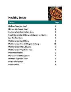   Healthy Stews  Recipe         Page