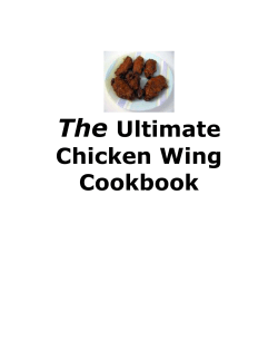 The Ultimate Chicken Wing Cookbook