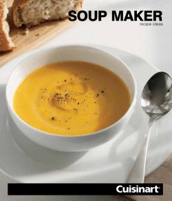 SOUP MAKER recipe ideas 1