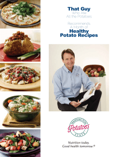 That Guy Healthy Potato Recipes Who Ate
