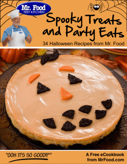 Spooky Treats and Party Eats 34 Halloween Recipes from Mr. Food