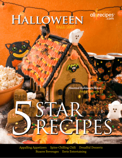 5 STAR RECIPES Halloween