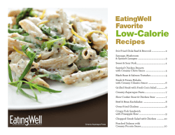 Low-Calorie Recipes EatingWell