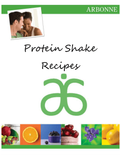 Protein Shake Recipes