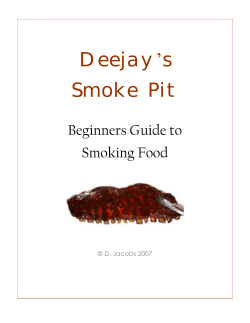 Deejay’s Smoke Pit  Beginners Guide to