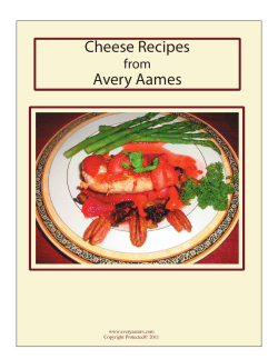 Cheese Recipes Avery Aames from 1