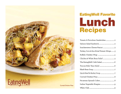 Lunch Recipes EatingWell Favorite