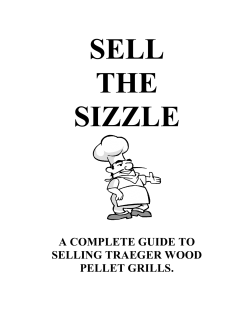 SELL THE SIZZLE