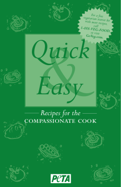 &amp; Quick Easy compassionate cook