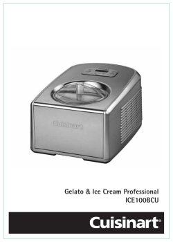 Gelato ICE100BCU Ice Cream Professional CPT445U
