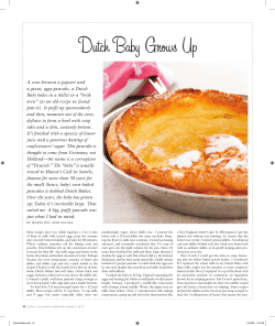 Dutch Baby Grows Up