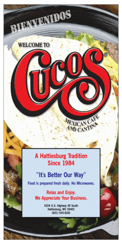 “It ” s Better Our Way A Hattiesburg Tradition