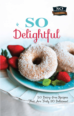 SO Delightful 50 Dairy-Free Recipes That Are Truly SO Delicious!
