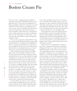 Boston Cream Pie