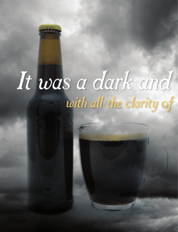 It was a dark and  stormy night,