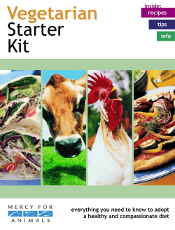 Vegetarian Starter Kit everything you need to know to adopt