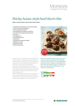 Sticky Asian-style beef short ribs magazine recipe