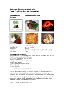 Kamado Cookers Australia Easy Cooking Recipe Selection  Main Course