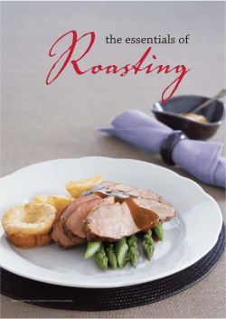 Roasting the essentials of Roast beef with horseradish yorkshire puddings