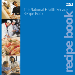 recipe book The National Health Service Recipe Book