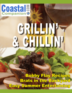 GRILLIN’ &amp; CHILLIN’ Bobby Flay Recipes Brats in the Backyard