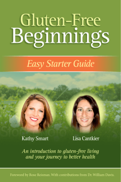 Beginnings Gluten-Free Easy Starter Guide Kathy Smart