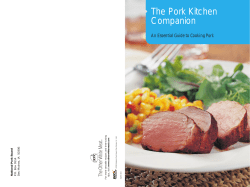 The Pork Kitchen Companion An Essential Guide to Cooking Pork d