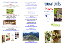 UK Peruvian Pisco Retailers: