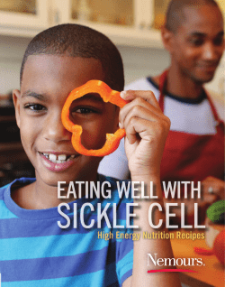 SICKLE CELL EATING WELL WITH High Energy Nutrition Recipes Nemours.org