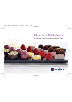 Chocolate Petit-Fours The Essential Guide for Professional Pastry Chefs