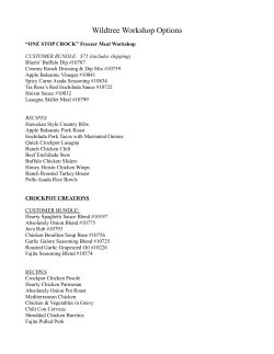 Wildtree Workshop Options