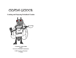CICADA-LICIOUS: Cooking and Enjoying Periodical Cicadas  Created by Jenna Jadin