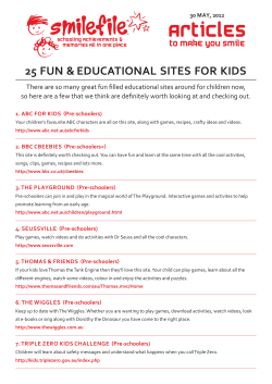 articles  25 FUN &amp; EDUCATIONAL SITES FOR KIDS to make you smile