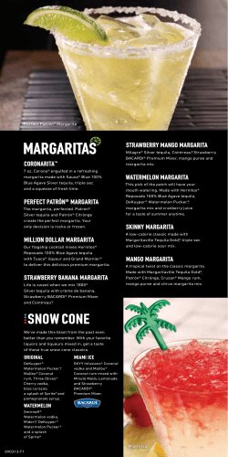 Margaritas Strawberry mango Margarita Coronarita™