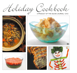 Holiday Cookbook $2 A product of the SAlinA JournAl / 2012 1