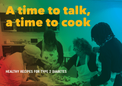 A time to talk, a time to cook