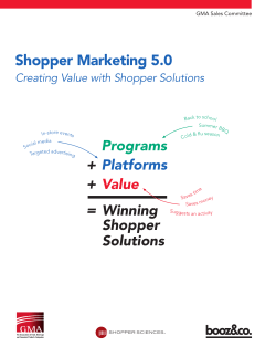 Shopper Marketing 5.0 Programs  +