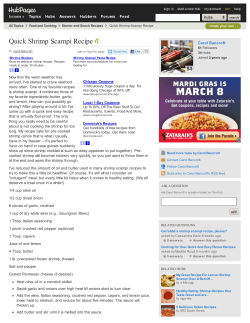Quick Shrimp Scampi Recipe 7 6 browse »
