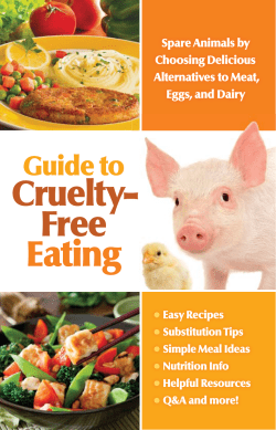 Cruelty- Free Eating Guide to