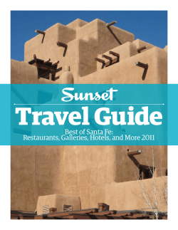 Travel Guide A Best of Santa Fe: Restaurants, Galleries, Hotels, and More 2011