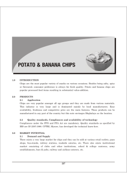 POTATO &amp; BANANA CHIPS