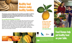 Healthy food choices make healthy families.