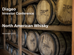 Diageo North American Whisky Investor Conference