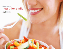 healthier smile Recipes for a