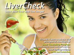 Liver Check LiverCheck Love your liver and live longer