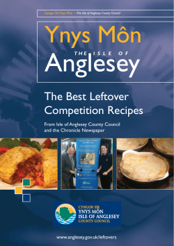 Anglesey Ynys Môn The Best Leftover Competition Recipes