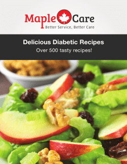 Delicious Diabetic Recipes Over 500 tasty recipes!