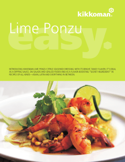 easy Lime Ponzu