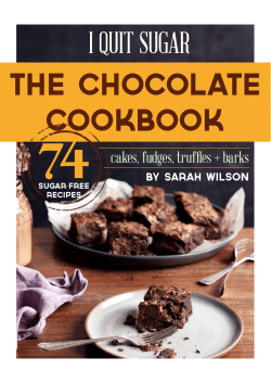  the chocolate cookbook i quit sugar