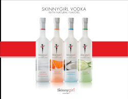 FPO SKINNYGIRL VODKA WITh NATURAL FLAVORS